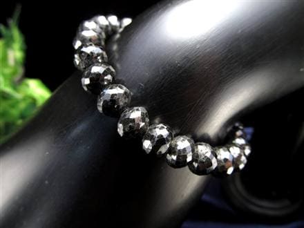 ダイヤモンド ブラックダイヤモンド 宝石 誕生石 ブレスレット