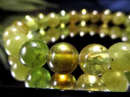 チタナイト スフェーン ブレスレット ダイヤモンド 7月の誕生石