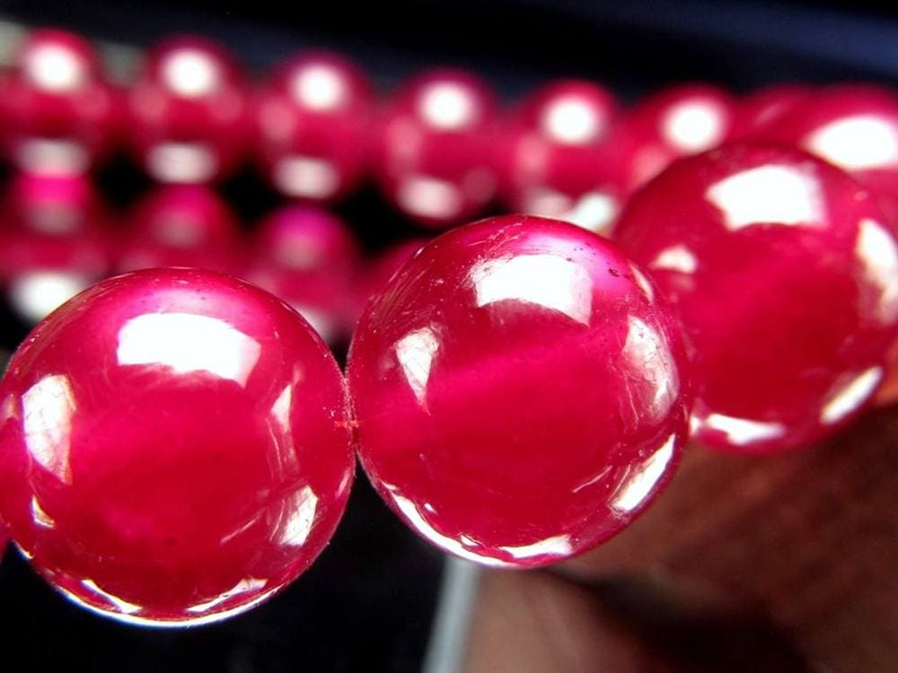 ルビー ブレスレット 宝石の女王 宝石質 ミャンマー産