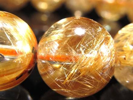 ゴールドルチル ブレスレット タイチン 金針水晶 天然石