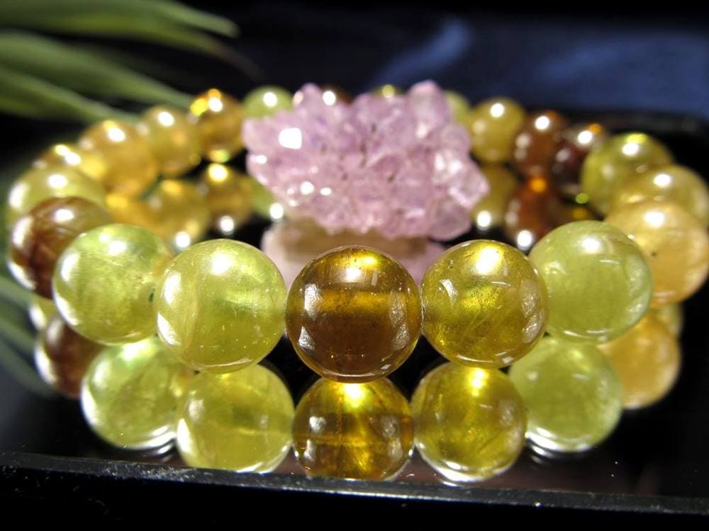 チタナイト スフェーン ブレスレット 天然石 誕生石