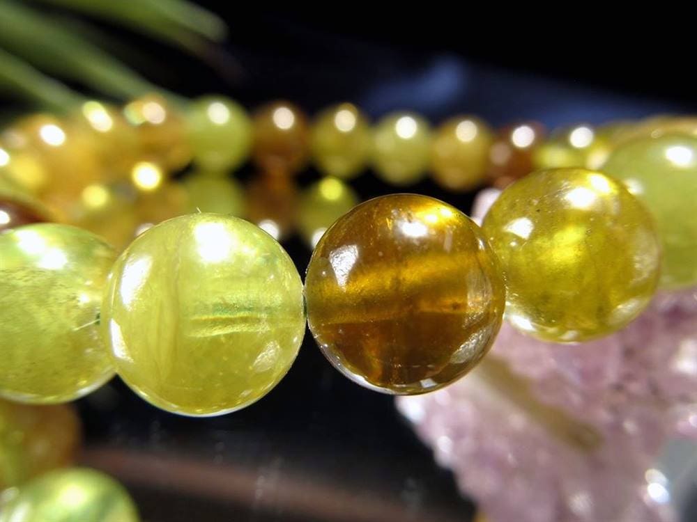 チタナイト スフェーン ブレスレット 天然石 誕生石