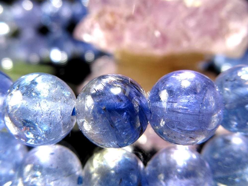 タンザナイト ブレスレット 誕生石 ブルーゾイサイト 宝石