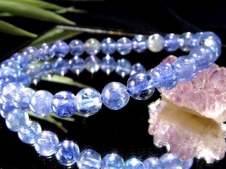 タンザナイト ブレスレット 誕生石 ブルーゾイサイト 宝石