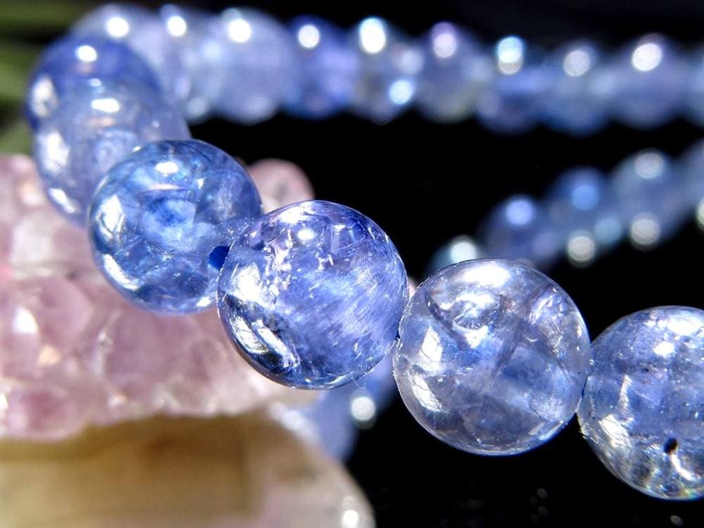 タンザナイト ブレスレット 誕生石 ブルーゾイサイト 宝石