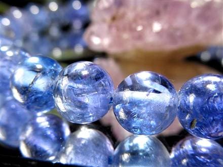 タンザナイト ブレスレット 誕生石 ブルーゾイサイト 宝石