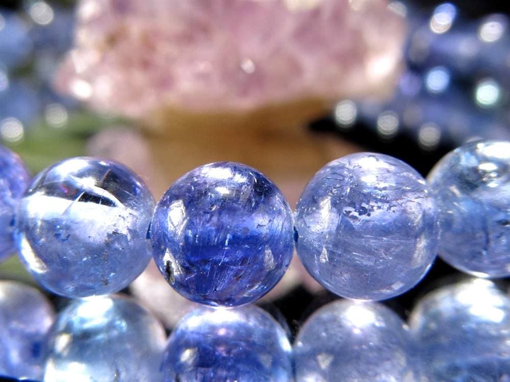 タンザナイト ブレスレット 誕生石 ブルーゾイサイト 宝石