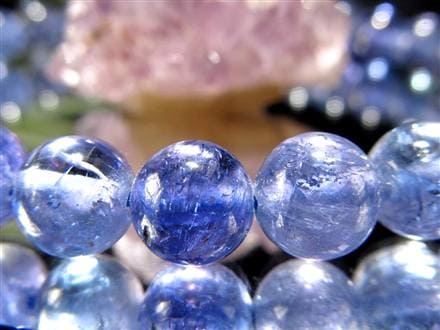 タンザナイト ブレスレット 誕生石 ブルーゾイサイト 宝石