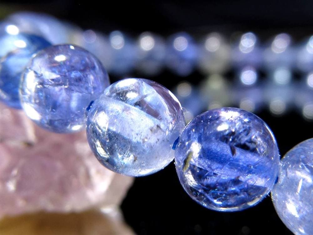 タンザナイト ブレスレット 誕生石 ブルーゾイサイト 宝石