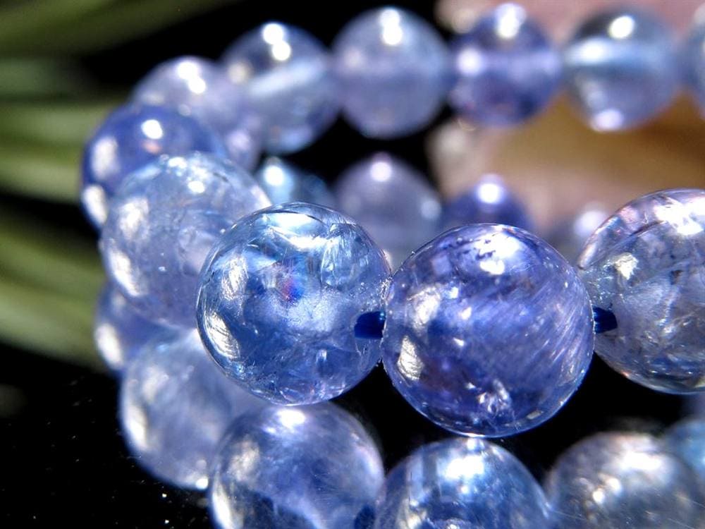 タンザナイト ブレスレット 誕生石 ブルーゾイサイト 宝石