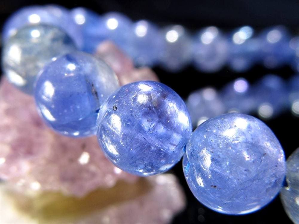 タンザナイト ブレスレット 誕生石 ブルーゾイサイト 宝石