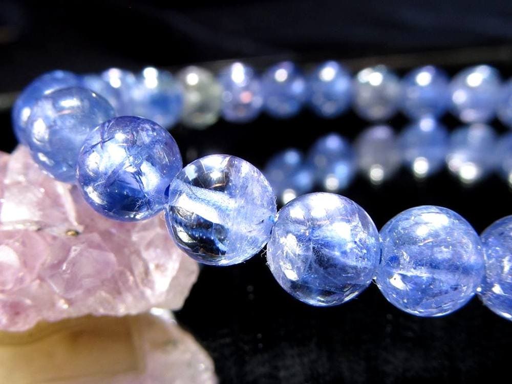 タンザナイト ブレスレット 誕生石 ブルーゾイサイト 宝石