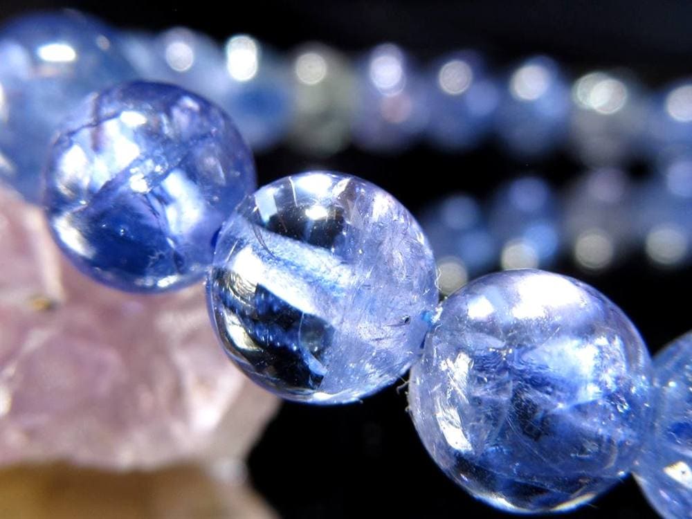 タンザナイト ブレスレット 誕生石 ブルーゾイサイト 宝石