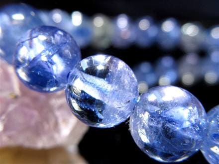 タンザナイト ブレスレット 誕生石 ブルーゾイサイト 宝石