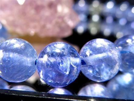 タンザナイト ブレスレット 誕生石 ブルーゾイサイト 宝石