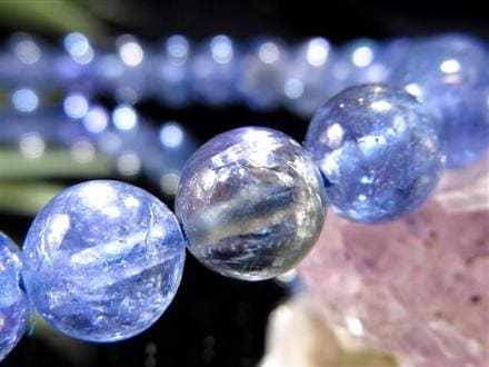 タンザナイト ブレスレット 誕生石 ブルーゾイサイト 宝石