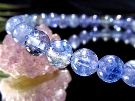 タンザナイト ブレスレット 誕生石 ブルーゾイサイト 宝石