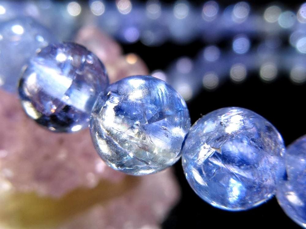 タンザナイト ブレスレット 誕生石 ブルーゾイサイト 宝石