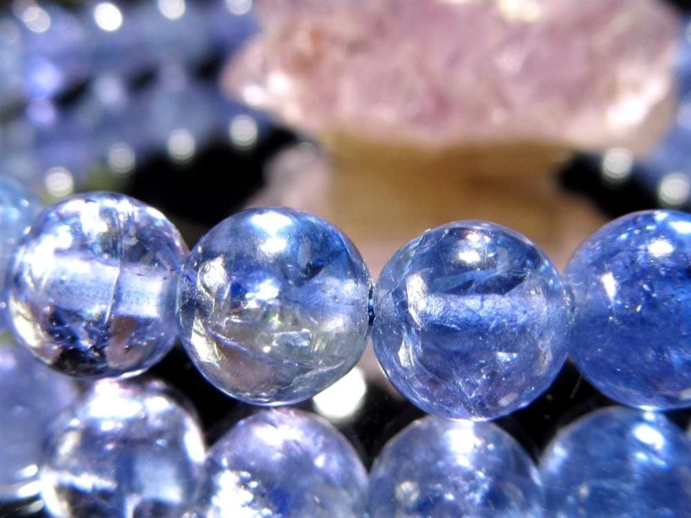 タンザナイト ブレスレット 誕生石 ブルーゾイサイト 宝石