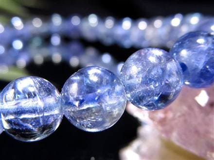 タンザナイト ブレスレット 誕生石 ブルーゾイサイト 宝石