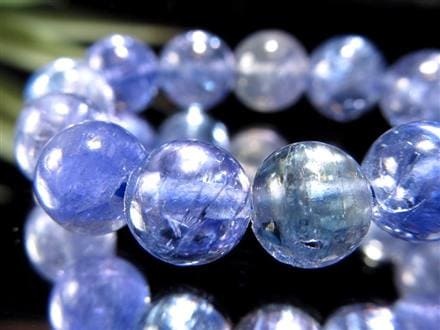 タンザナイト ブレスレット 誕生石 ブルーゾイサイト 宝石