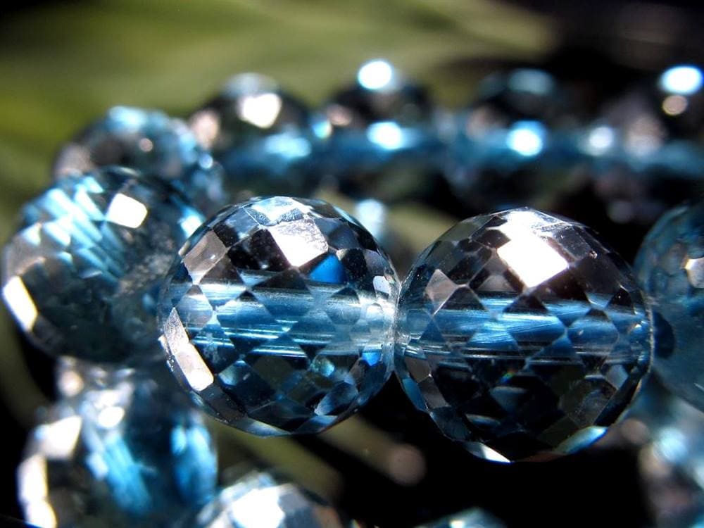 ブルートパーズ ロンドンブルートパーズ ブレスレット 黄玉 誕生石