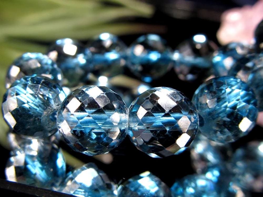 ブルートパーズ ロンドンブルートパーズ ブレスレット 黄玉 誕生石