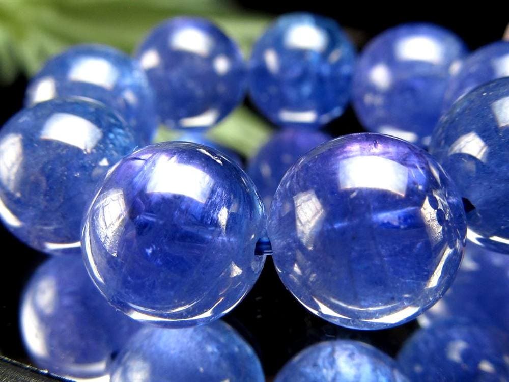 タンザナイト ブレスレット 誕生石 ブルーゾイサイト 宝石