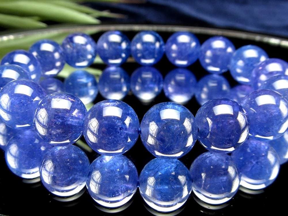 タンザナイト ブレスレット 誕生石 ブルーゾイサイト 宝石