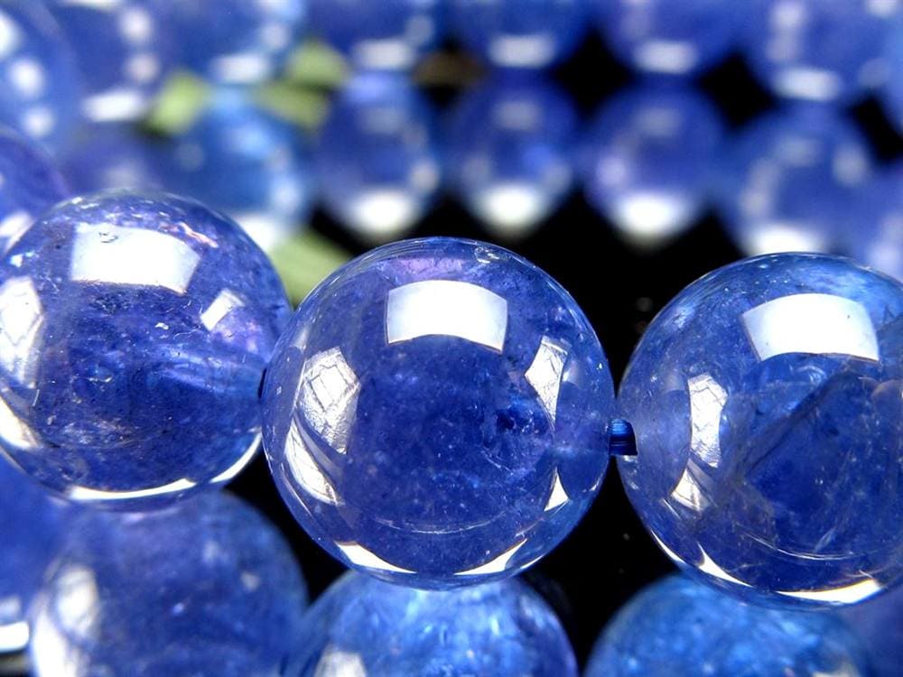 タンザナイト ブレスレット 誕生石 ブルーゾイサイト 宝石