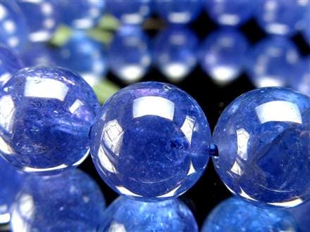 タンザナイト ブレスレット 誕生石 ブルーゾイサイト 宝石