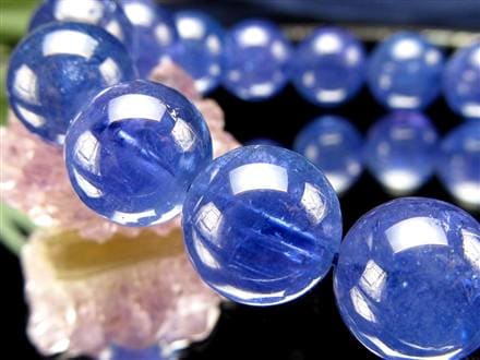 タンザナイト ブレスレット 誕生石 ブルーゾイサイト 宝石