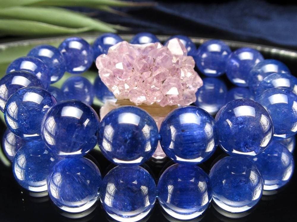 タンザナイト ブレスレット 誕生石 ブルーゾイサイト 宝石