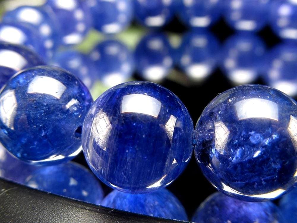 タンザナイト ブレスレット 誕生石 ブルーゾイサイト 宝石