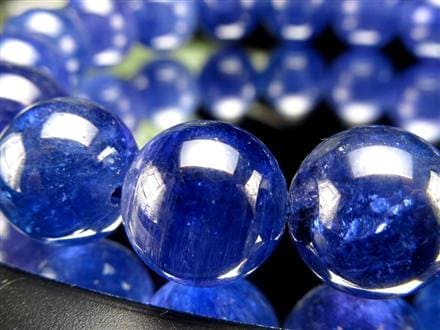 タンザナイト ブレスレット 誕生石 ブルーゾイサイト 宝石