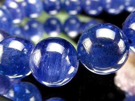 タンザナイト ブレスレット 誕生石 ブルーゾイサイト 宝石