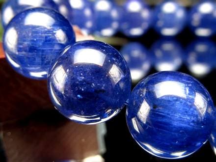 タンザナイト ブレスレット 誕生石 ブルーゾイサイト 宝石