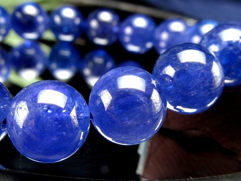 タンザナイト ブレスレット 誕生石 ブルーゾイサイト 宝石