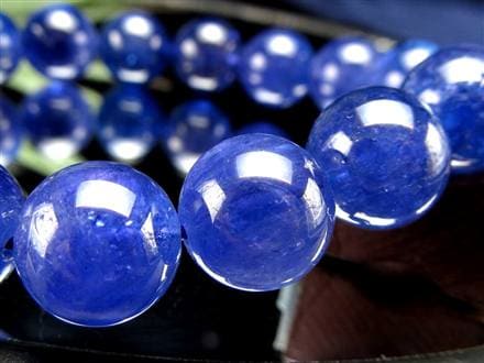 タンザナイト ブレスレット 誕生石 ブルーゾイサイト 宝石