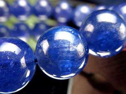 タンザナイト ブレスレット 誕生石 ブルーゾイサイト 宝石