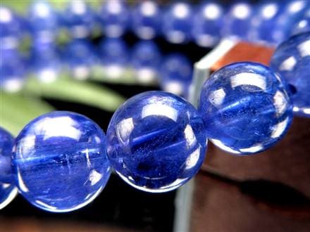 タンザナイト ブレスレット 誕生石 ブルーゾイサイト 宝石