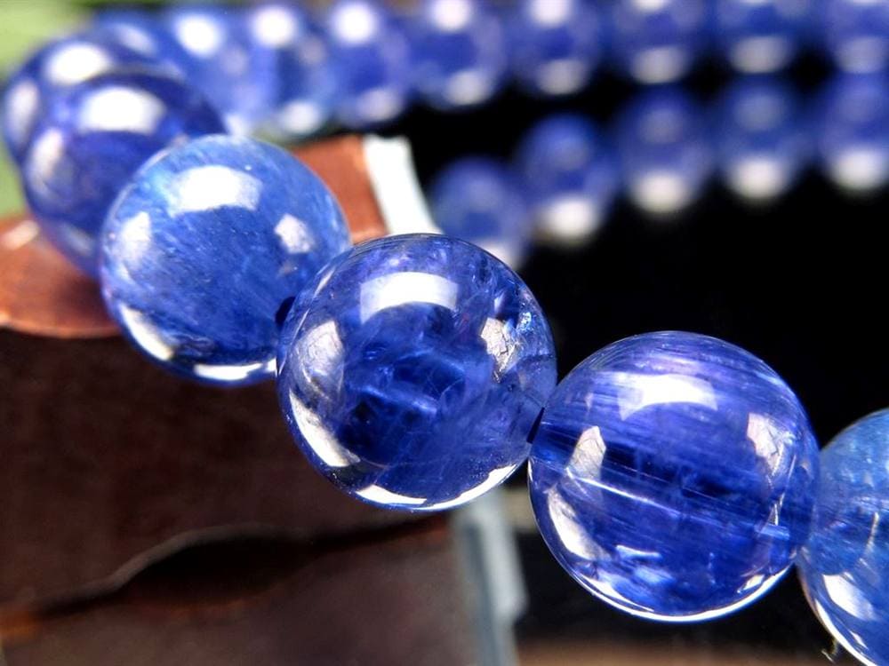 タンザナイト ブレスレット 誕生石 ブルーゾイサイト 宝石