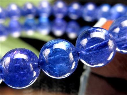 タンザナイト ブレスレット 誕生石 ブルーゾイサイト 宝石