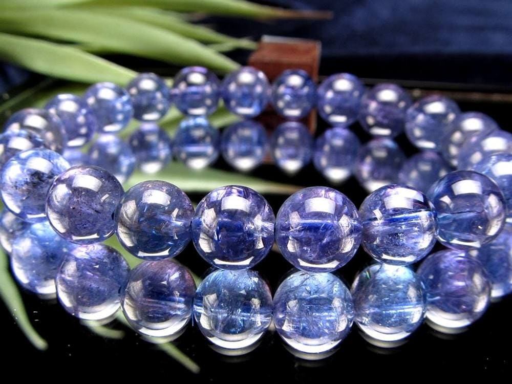 タンザナイト ブレスレット 誕生石 ブルーゾイサイト 宝石