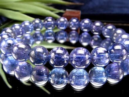 タンザナイト ブレスレット 誕生石 ブルーゾイサイト 宝石