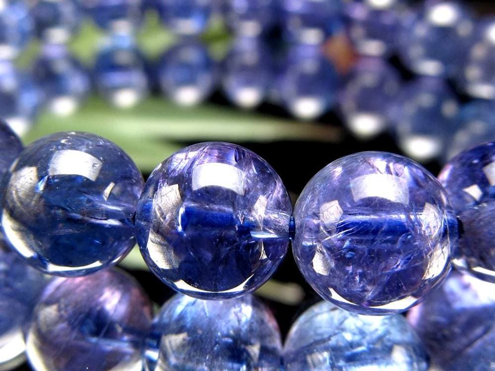 タンザナイト ブレスレット 誕生石 ブルーゾイサイト 宝石