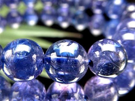 タンザナイト ブレスレット 誕生石 ブルーゾイサイト 宝石