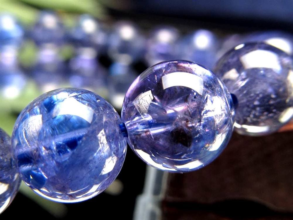 タンザナイト ブレスレット 誕生石 ブルーゾイサイト 宝石