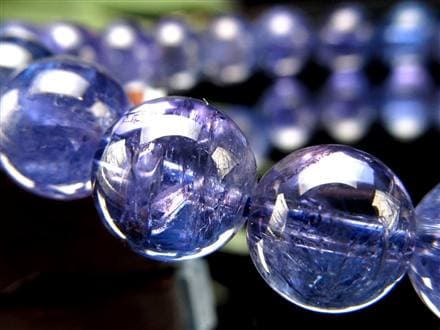 タンザナイト ブレスレット 誕生石 ブルーゾイサイト 宝石