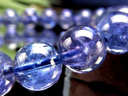 タンザナイト ブレスレット 誕生石 ブルーゾイサイト 宝石